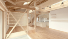 大きな屋根の家