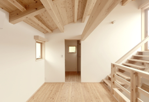 大きな屋根の家